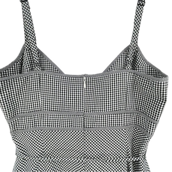 Talbots Petites Gingham Midi Cottagecore PinUp SunDress Adj. Straps Pockets  8P - Picture 10 of 16